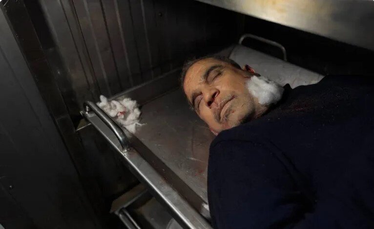 عکس| رهبر حماس در حال سجده ترور شد