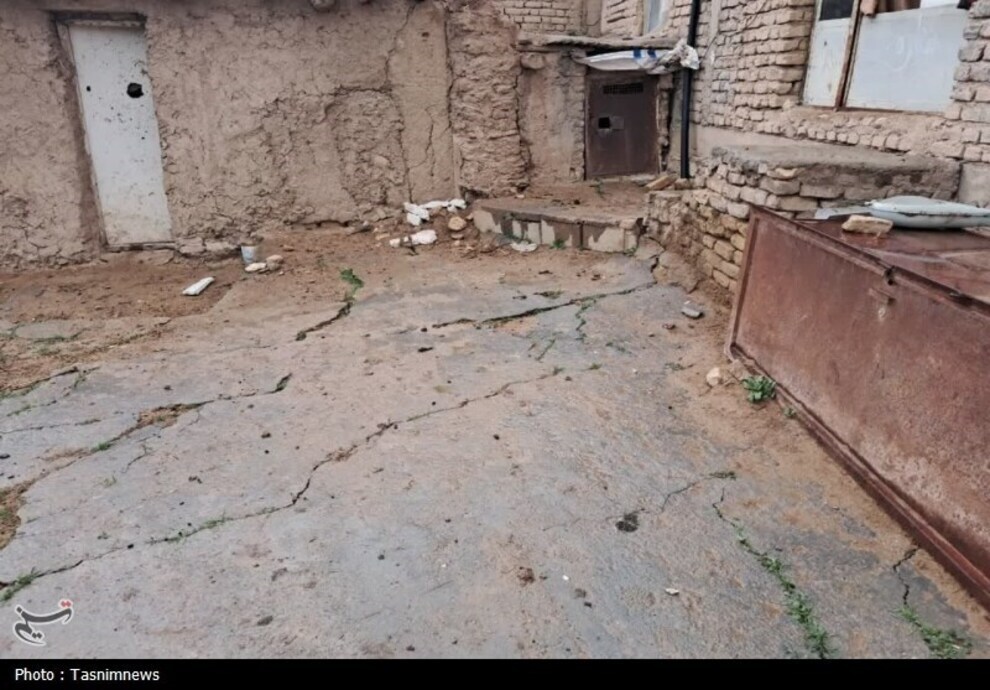 رانش هولناک زمین در بجنورد +تصاویر