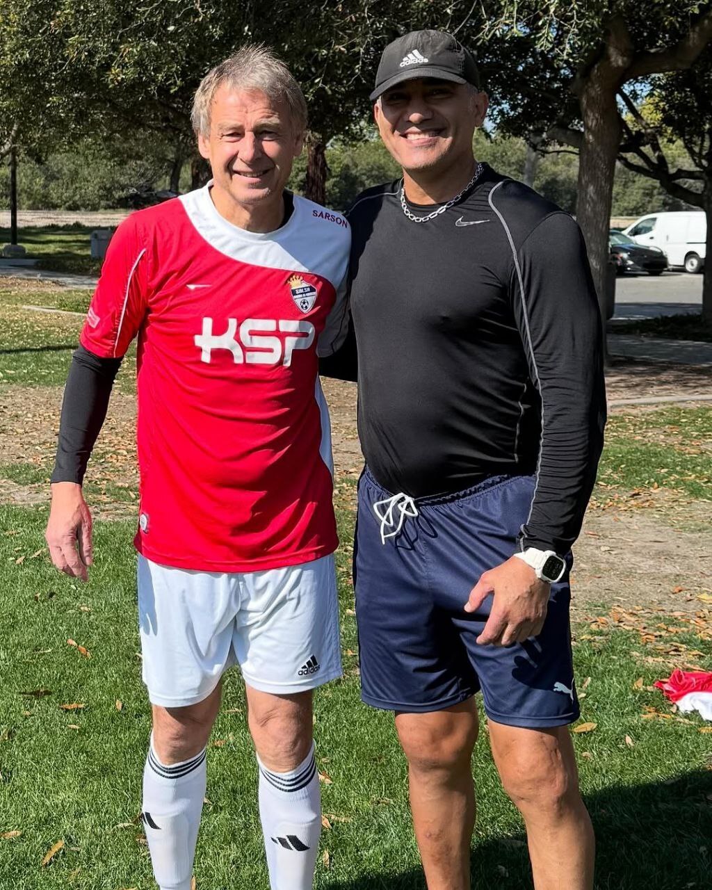 دیدار جالب احمدرضا عابدزاده با یورگن کلینزمن پس از ۲۷ سال