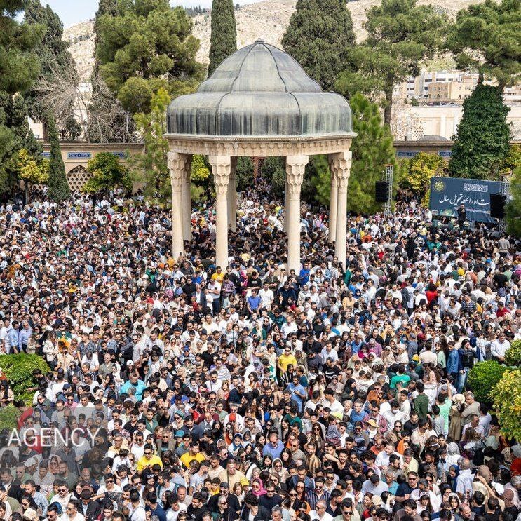 عکس| تصویری شوکه کننده از حافظیه شیراز