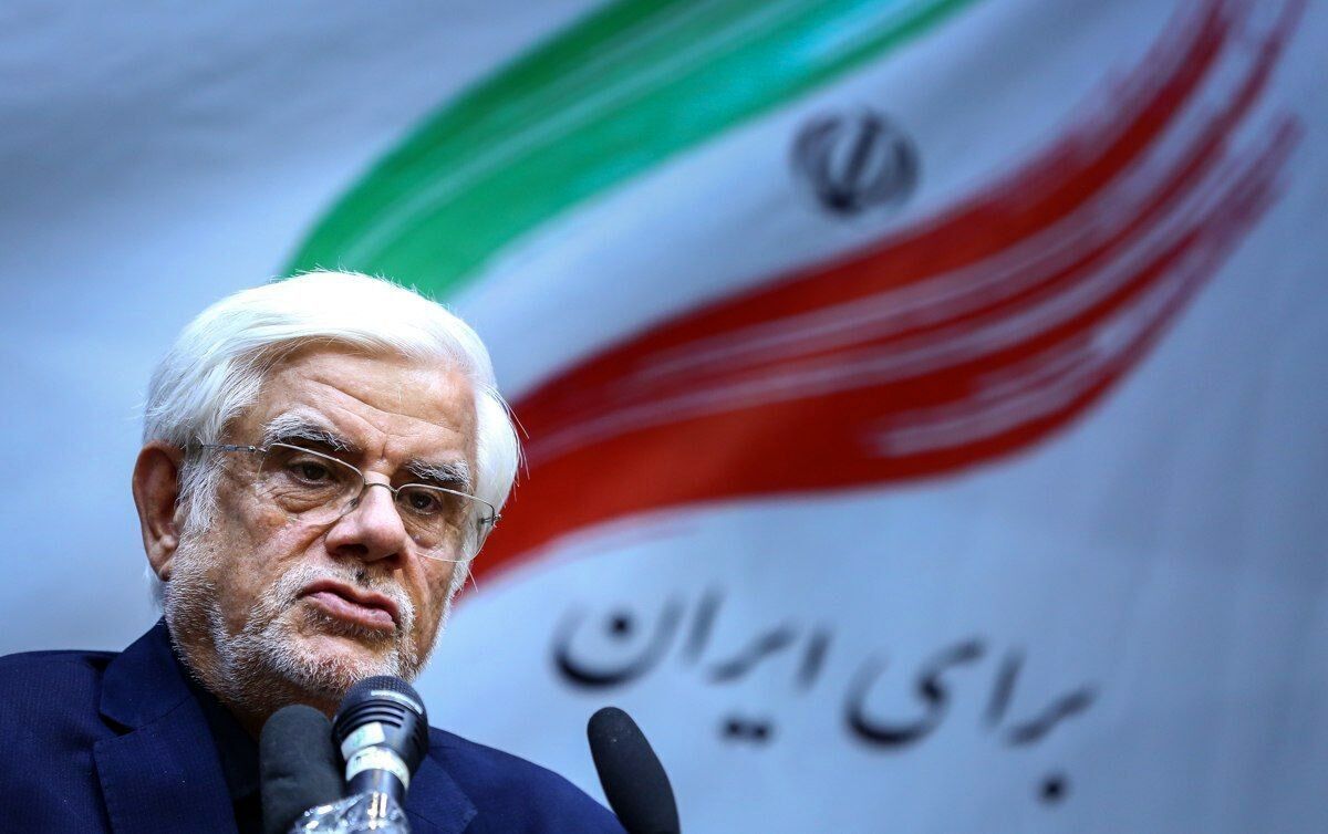 ببینید| حضور محمدرضا عارف در راهپیمایی روز قدس در کیش