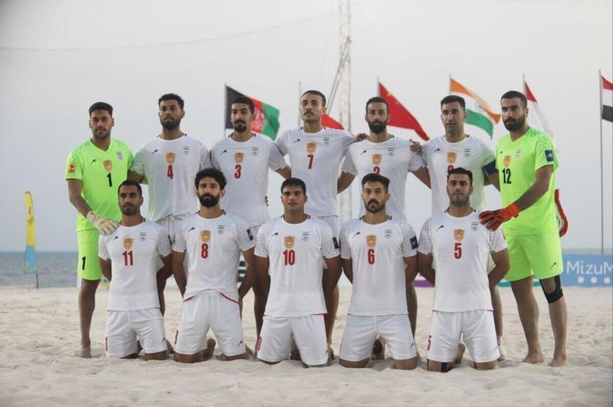 تیم فوتبال ساحلی ایران، عربستان را ۶ تایی کرد