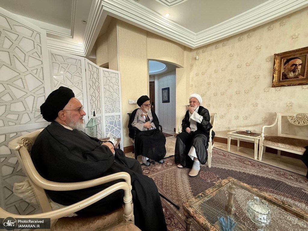 تصاویری از مهمان جدید مهدی کروبی بعد از رفع حصر