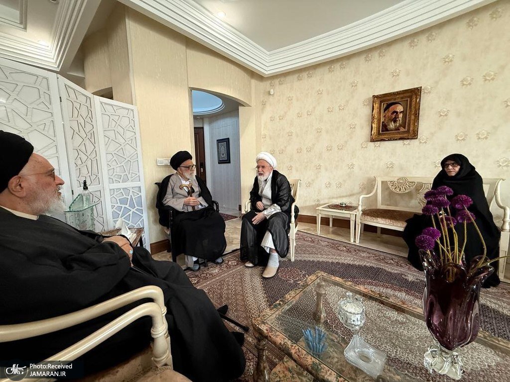 تصاویری از مهمان جدید مهدی کروبی بعد از رفع حصر