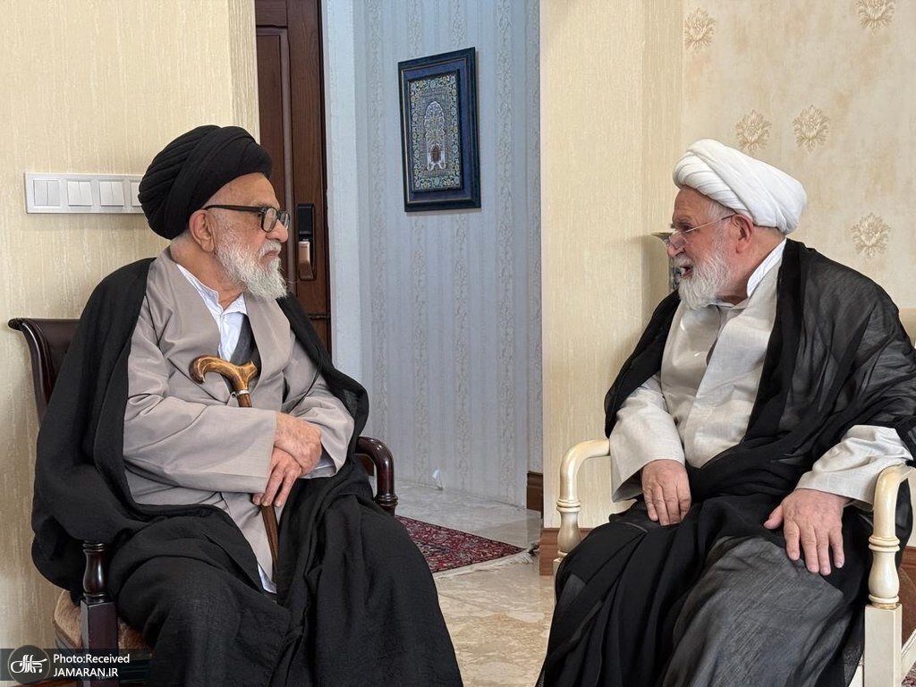 تصاویری از مهمان جدید مهدی کروبی بعد از رفع حصر