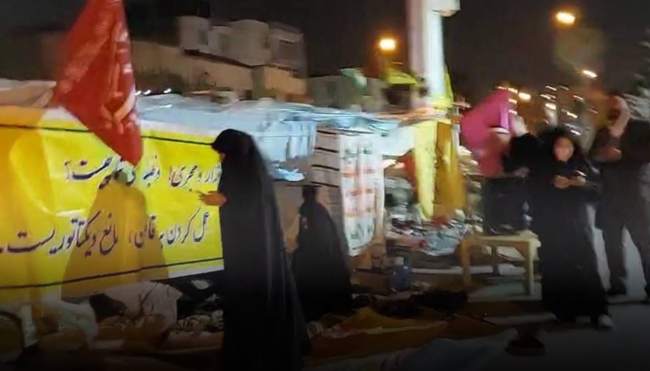 توضیح پلیس دربارهٔ برخورد دیشب با تحصن غیرقانونی؛ ادعای ضرب و شتم ساختگی و خودزنی است