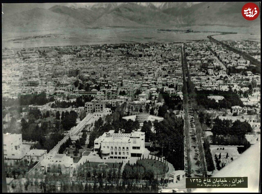 نمایی دیدنی از خیابان فلسطین، در سال ۱۳۲۵ +عکس