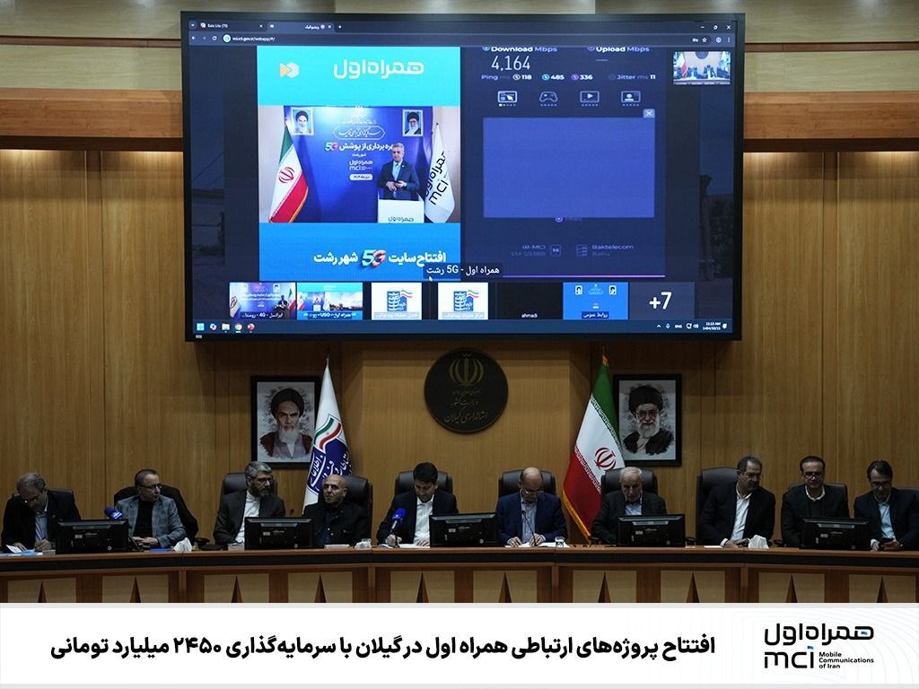 افتتاح پروژههای ارتباطی همراه اول در گیلان با سرمایهگذاری ۲۴۵۰ میلیارد تومانی افتتاح پروژههای ارتباطی همراه اول در گیلان با سرمایهگذاری ۲۴۵۰ میلیارد تومانی