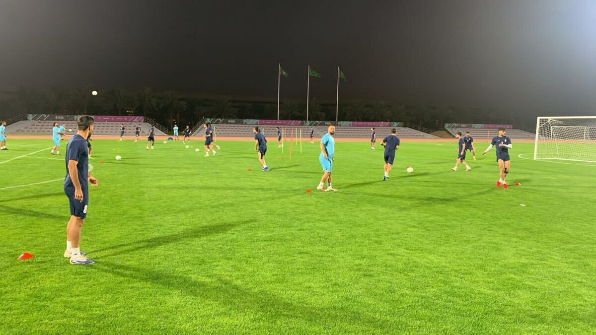 نخستین تمرین شاگردان روانخواه در ریاض