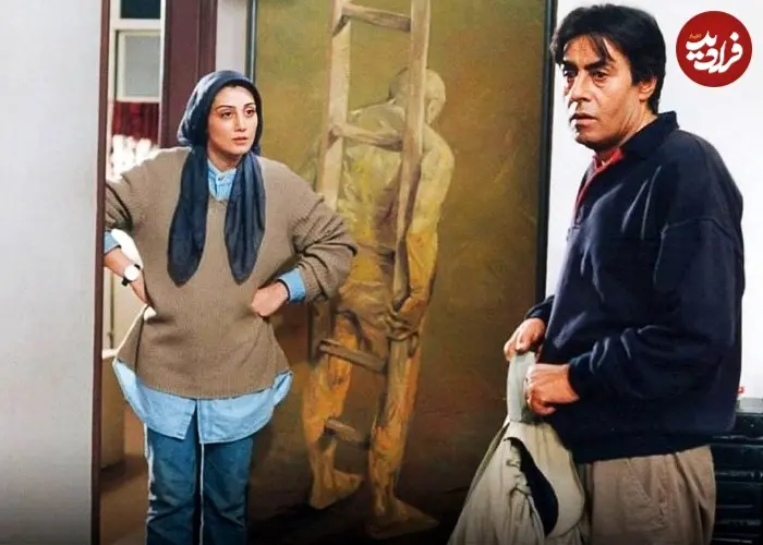 هدیه تهرانی در ۲۹ سالگی در کنار خسرو شکیبایی در سال ۸۰ هدیه تهرانی در ۲۹ سالگی در کنار خسرو شکیبایی در سال ۸۰