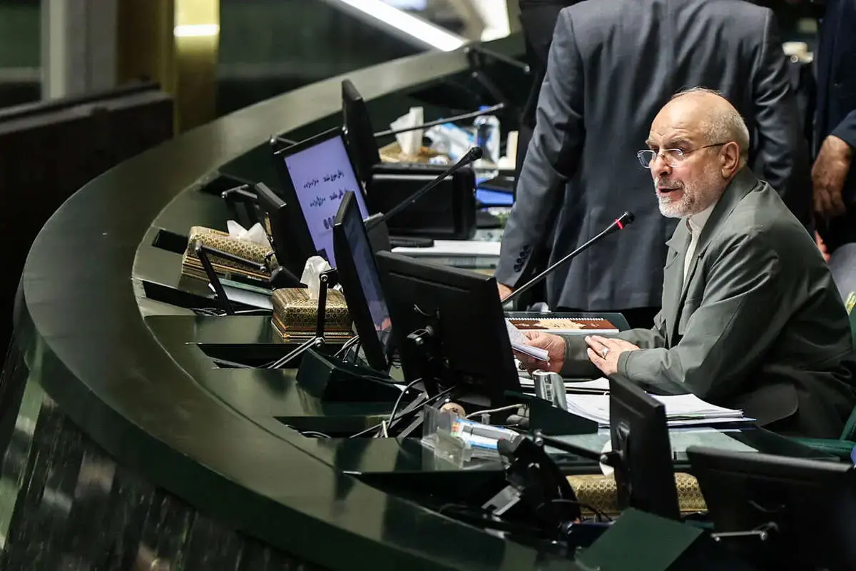 ببینید| جلوگیری قالیباف از پخش صدای ضبط شده در مجلس!