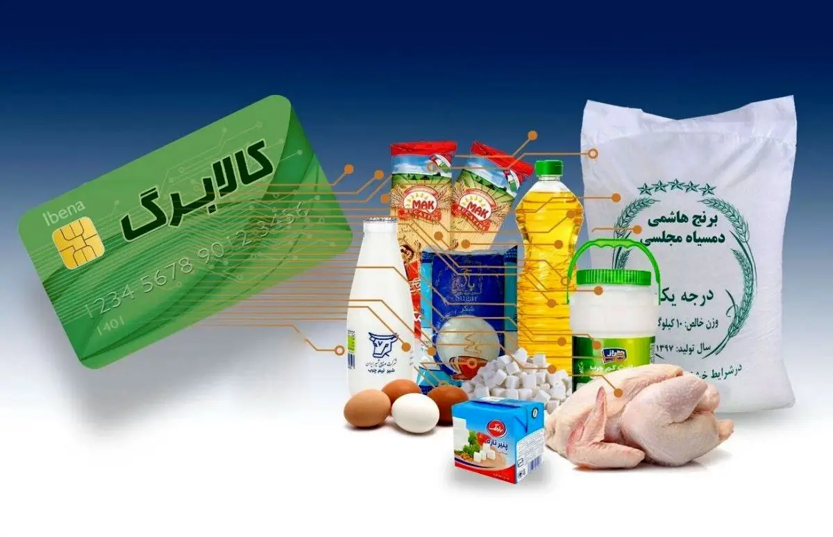 اینفوگرافیک | ۹ کالای مشخص کالابرگ، در روش دوم به چه میزان ارائه می‌شوند