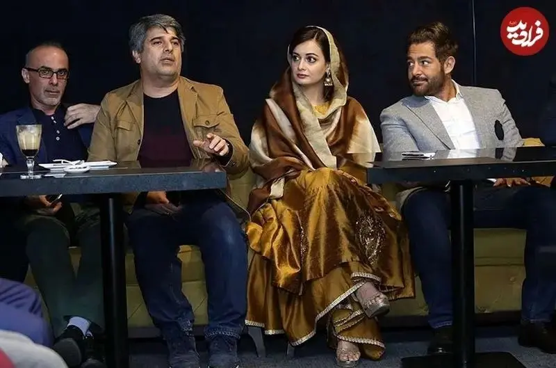 عکس| چهره «دیا میرزا» و «محمدرضا گلزار» در نشست خبری «سلام بمبئی»؛ سال ۹۵