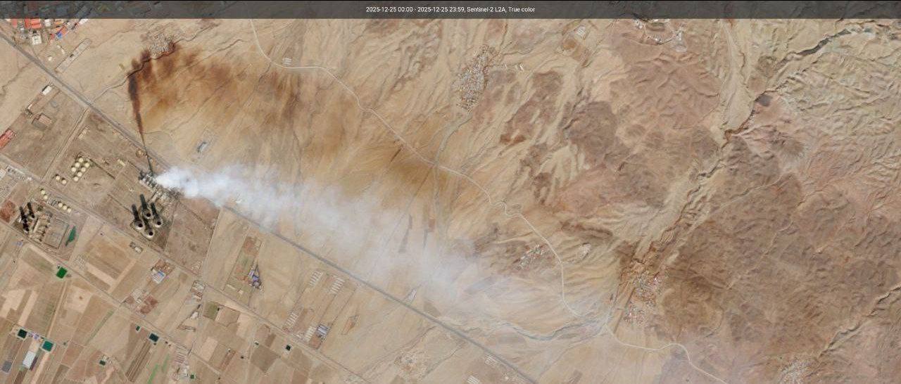 مازوت سوزی نیروگاه رجایی قزوین