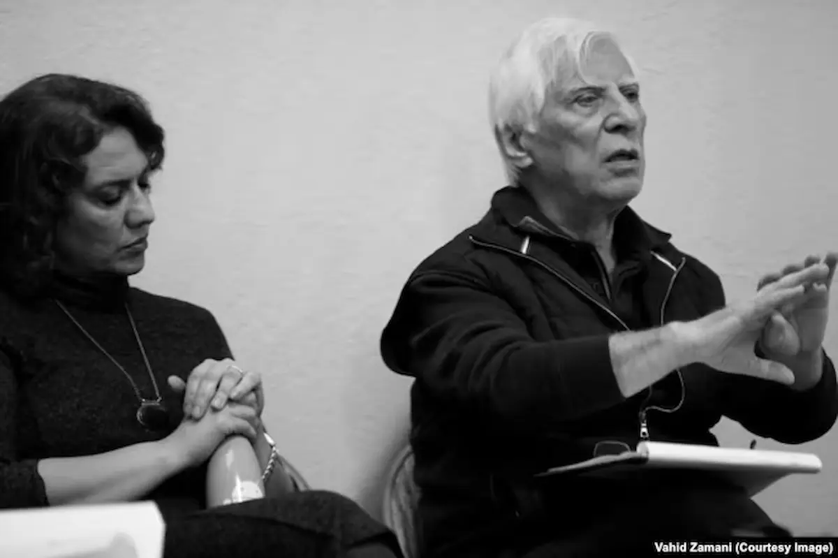 عکس| دلنوشته مژده شمسایی برای همسرش بهرام بیضایی