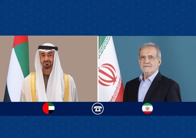 گفت‌وگوی تلفنی پزشکیان و رئیس امارات متحده عربی| به هر تجاوزی باقاطعیت پاسخ داده می شود
