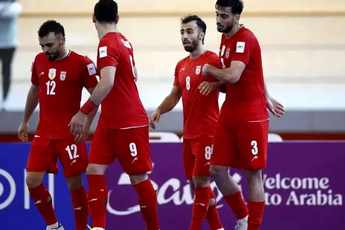 پیروزی تیم ملی فوتسال ایران برابر عربستان