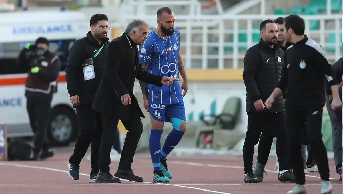 شوک به استقلال؛ مصدومیت شدید روزبه چشمی مقابل پیکان شوک به استقلال؛ مصدومیت شدید روزبه چشمی مقابل پیکان