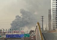 ببینید | تصاویری از آتش‌سوزی بزرگ در بازار جنت تهران