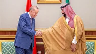 ببینید| اقدام عجیب اردوغان هنگام خداحافظی با بن‌سلمان