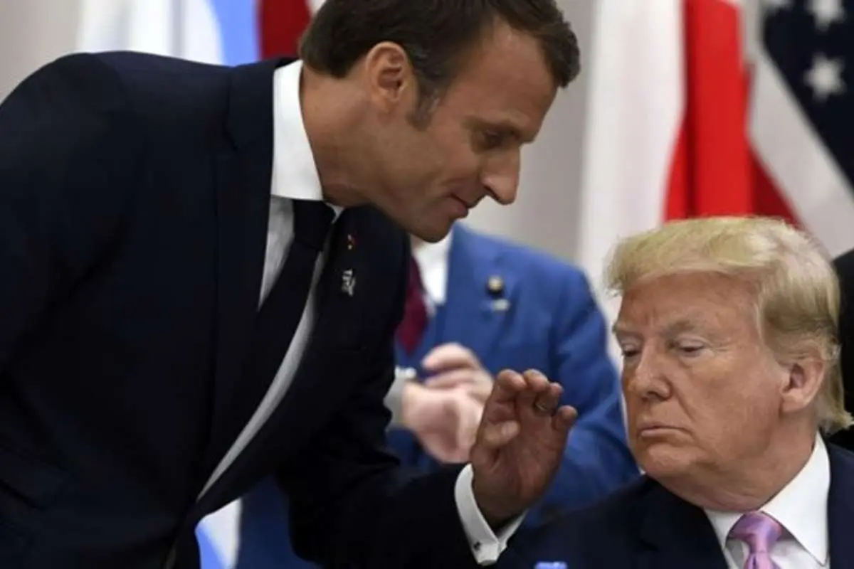 مکرون و ترامپ مکرون و ترامپ