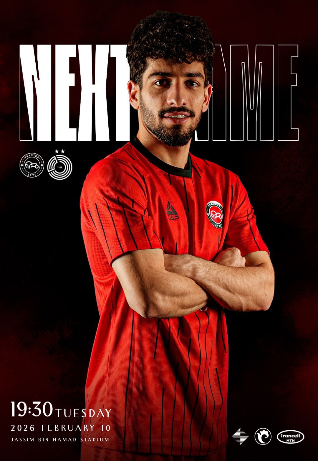 پوستر تراکتور برای دیدار فردا مقابل السد قطر