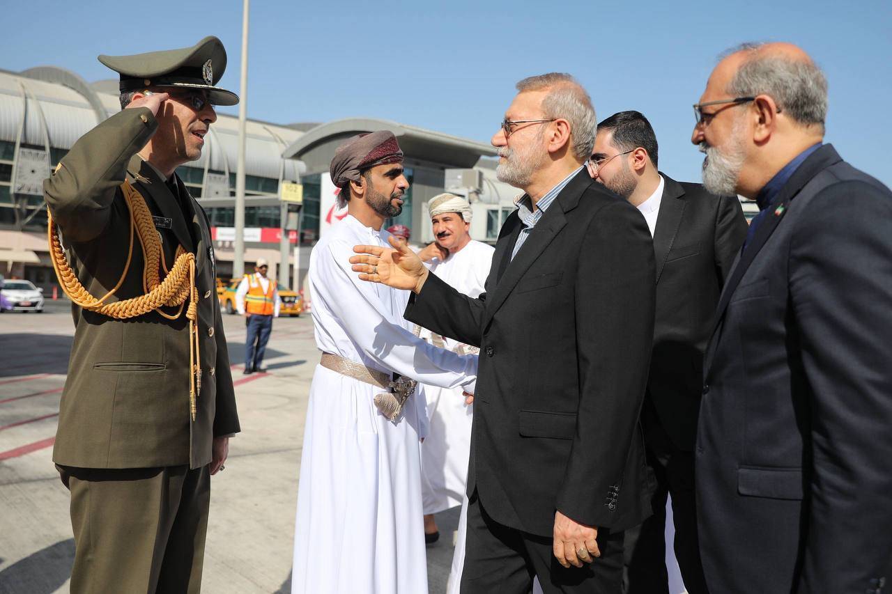 علی لاریجانی و وزیر دفتر سلطنتی عمان