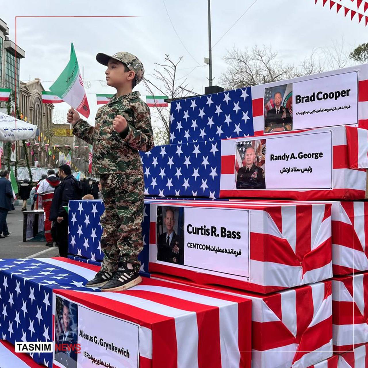 تابوت فرماندهان آمریکایی