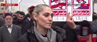 ببینید| مصاحبه با بانوی بی حجاب در راهپیمایی امروز ۲۲ بهمن تهران