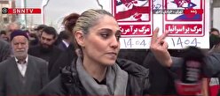 ببینید| مصاحبه با بانوی بی حجاب در راهپیمایی امروز ۲۲ بهمن تهران