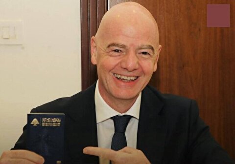 رئیس فیفا تابعیت لبنان گرفت رئیس فیفا و تابعیت لبنان