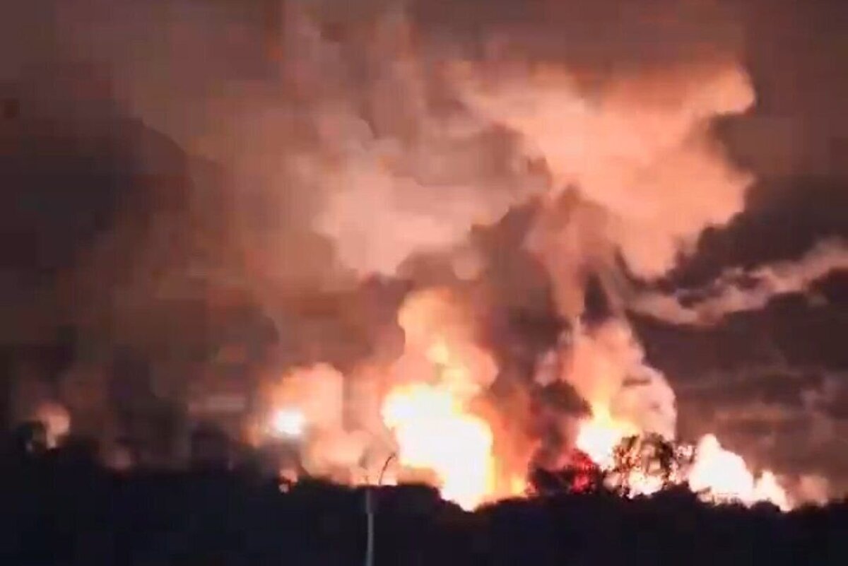 اولین تصاویر از محل انفجار کارخانه آهن در هند با ۶ کشته