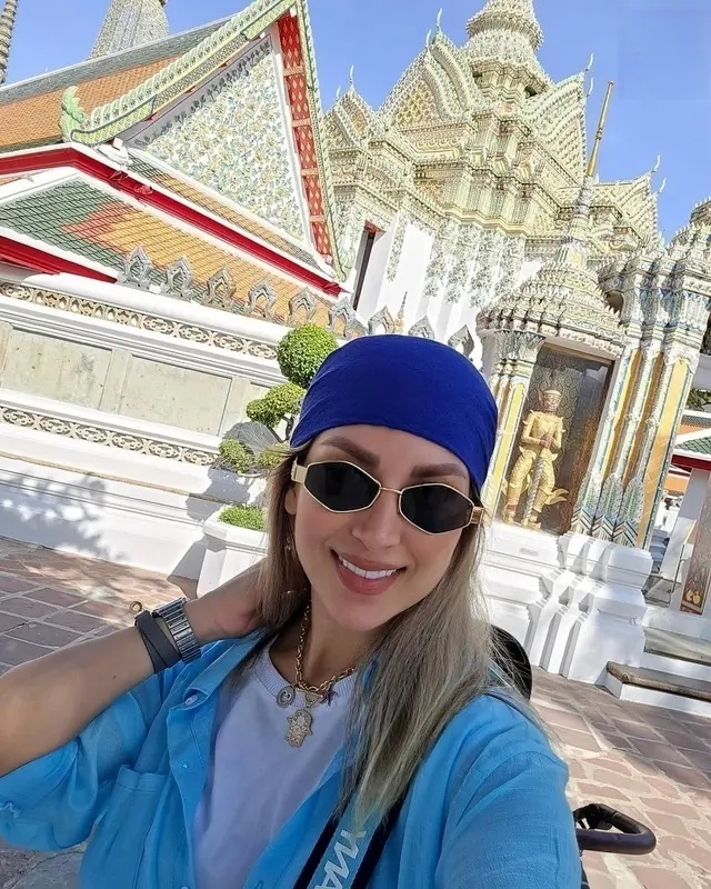 عکس| مینا مختاری همسر بهرام رادان در سفر تایلند