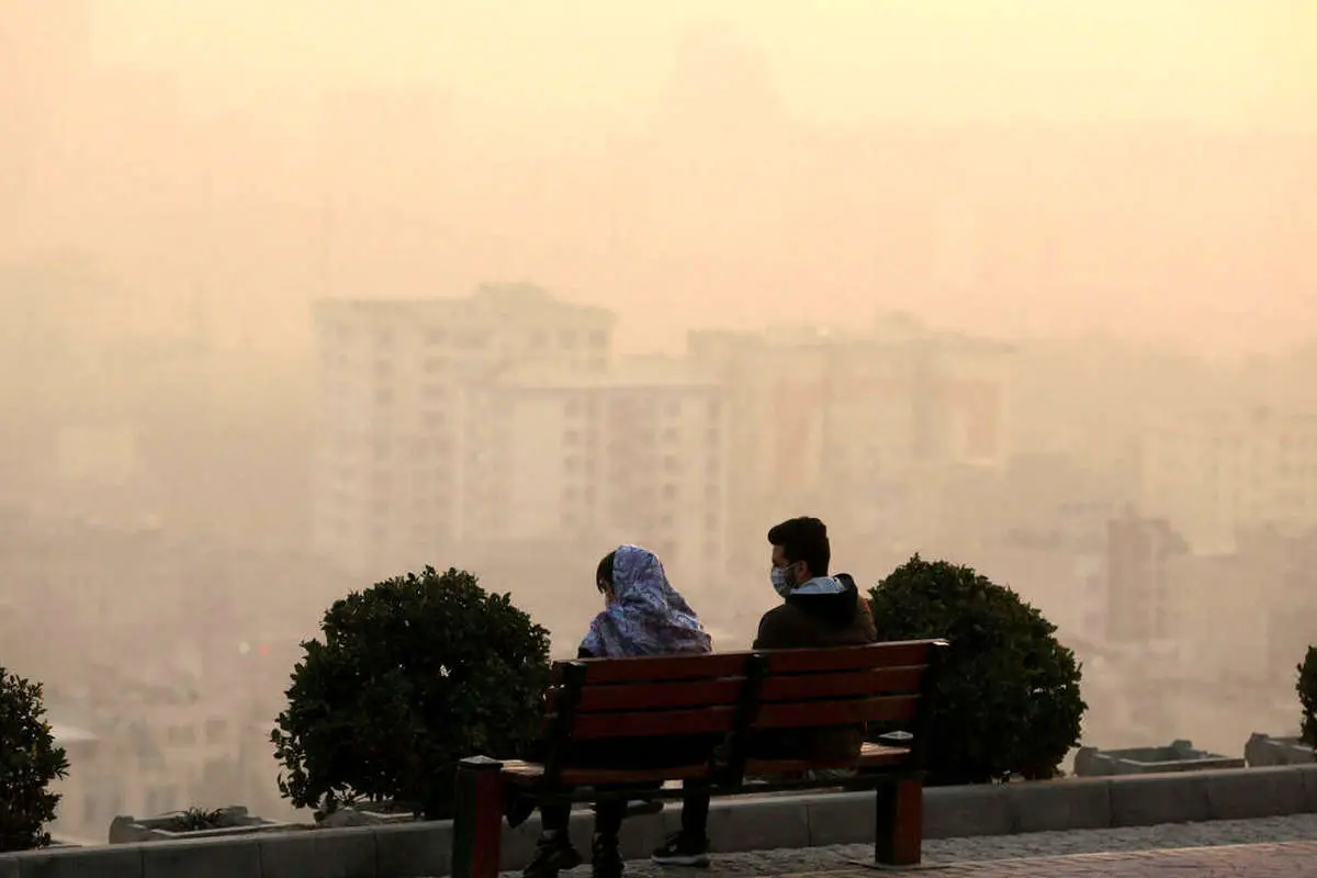 شاخص آلودگی هوای تهران امروز دوشنبه ۶ بهمن