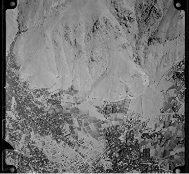 عکس هوایی از آبادی های شمیران تهران؛ سال ۱۳۳۵