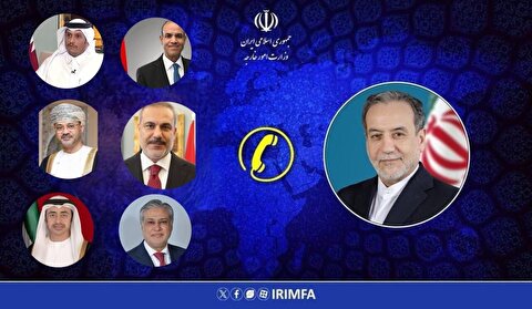 مذاکره عراقچی با ۶ وزیر خارجه کشورهای منطقه