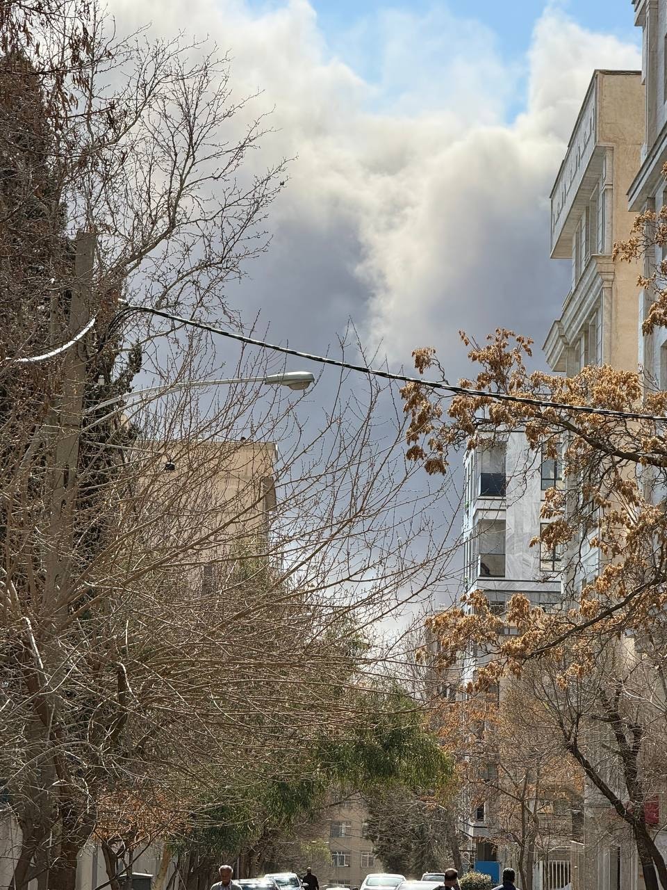 تصویری از حمله موشکی قوی در محدود سیدخندان