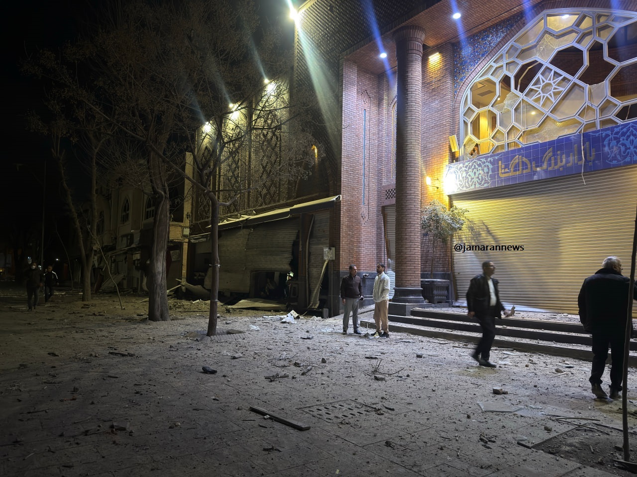 فیلم| بازار تهران مورد اصابت موشک قرار گرفت