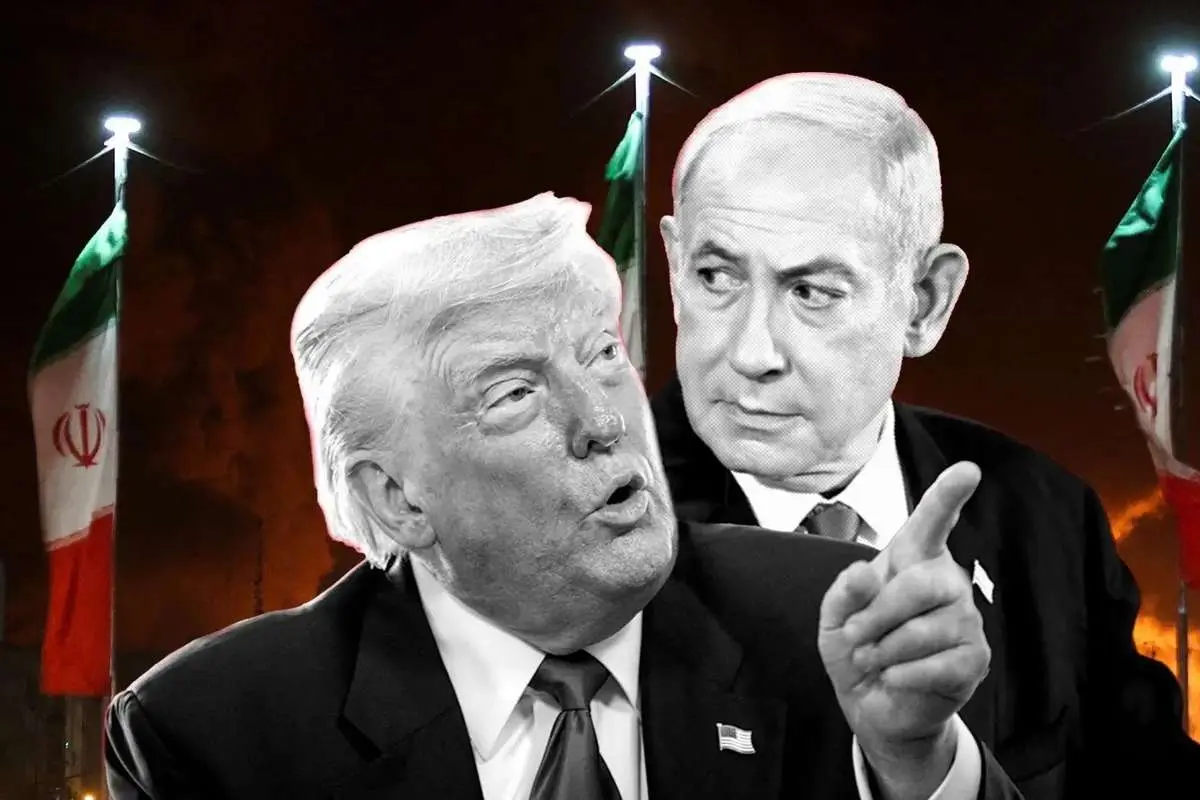 ترامپ: شاید من اسراییل را مجبور به حمله به ایران کرده باشم