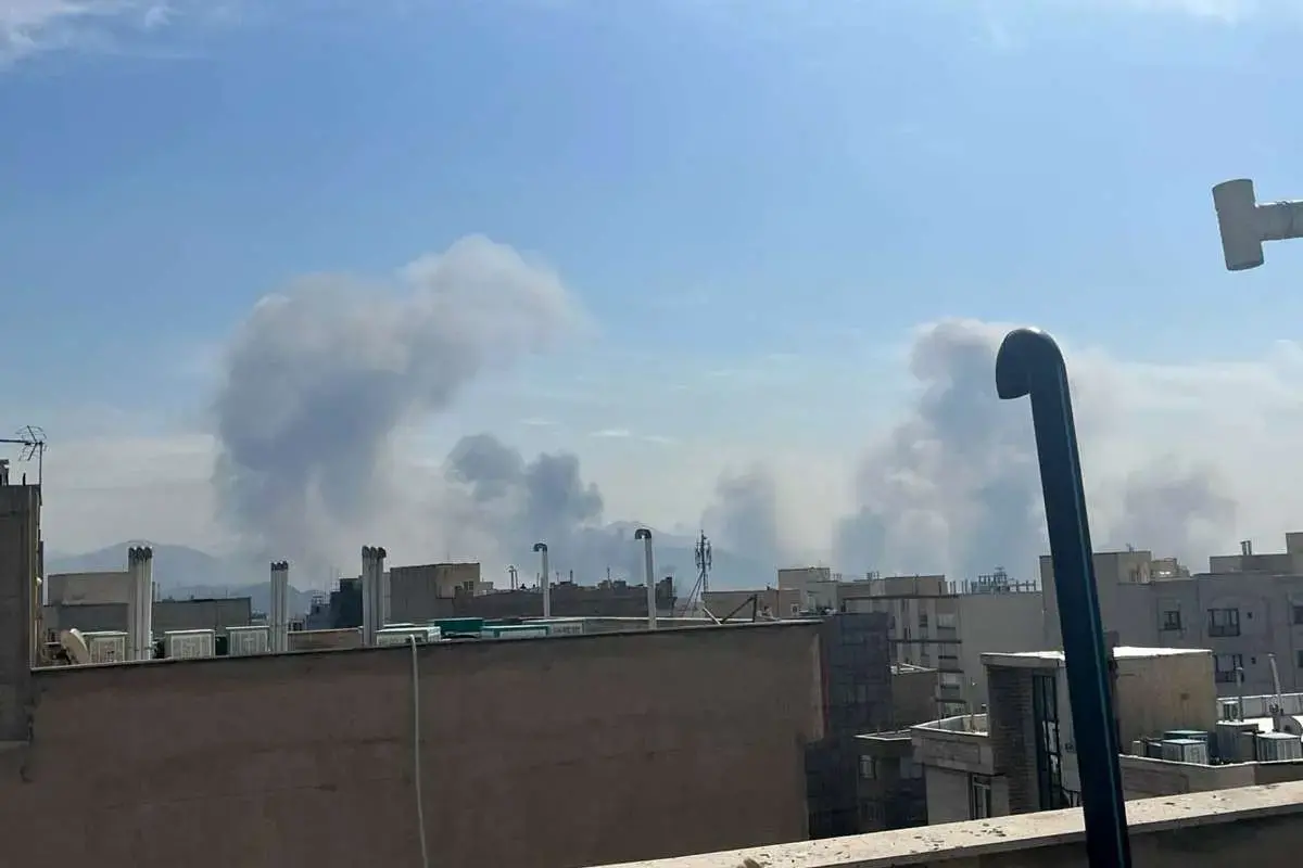 تصاویری از انفجار‌های پیاپی در شرق تهران