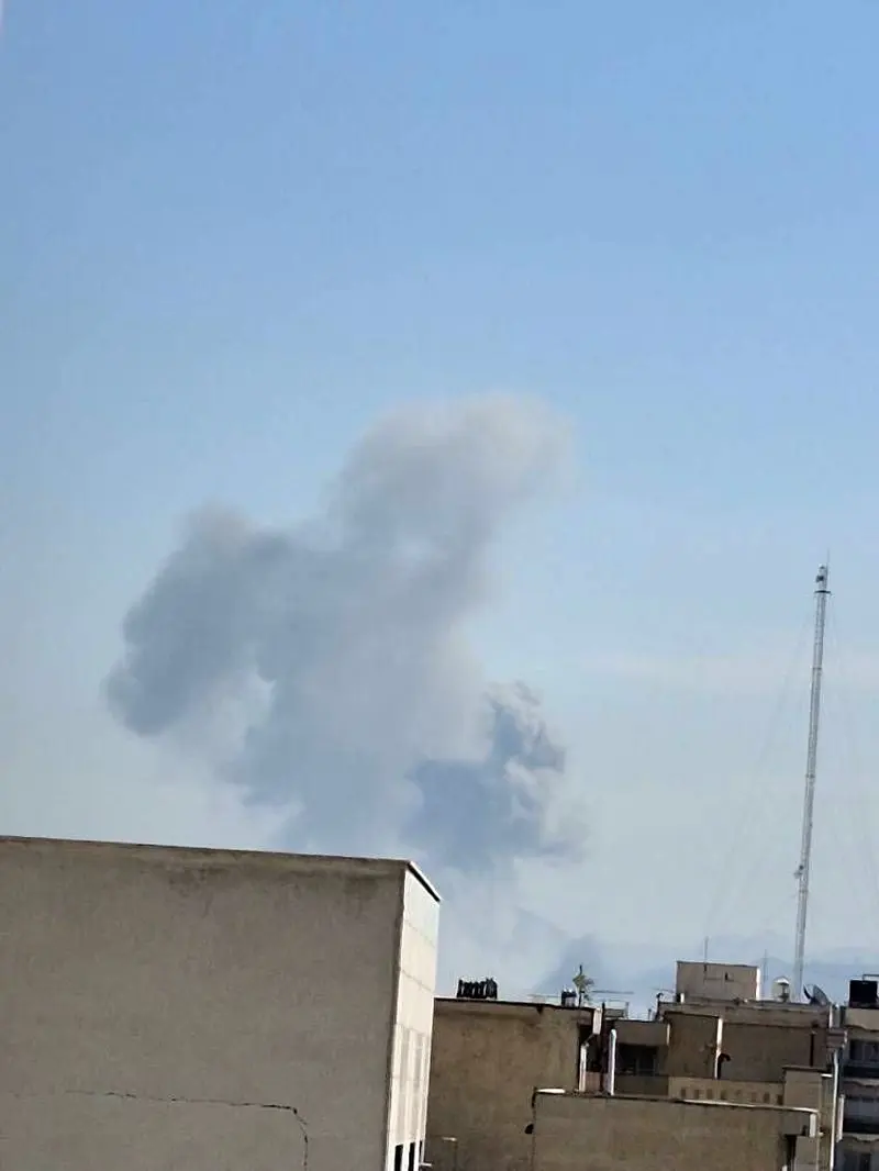 تصاویری از انفجار‌های پیاپی در شرق تهران