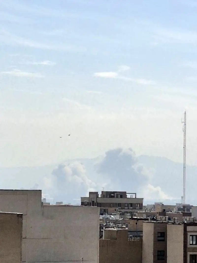 تصاویری از انفجار‌های پیاپی در شرق تهران