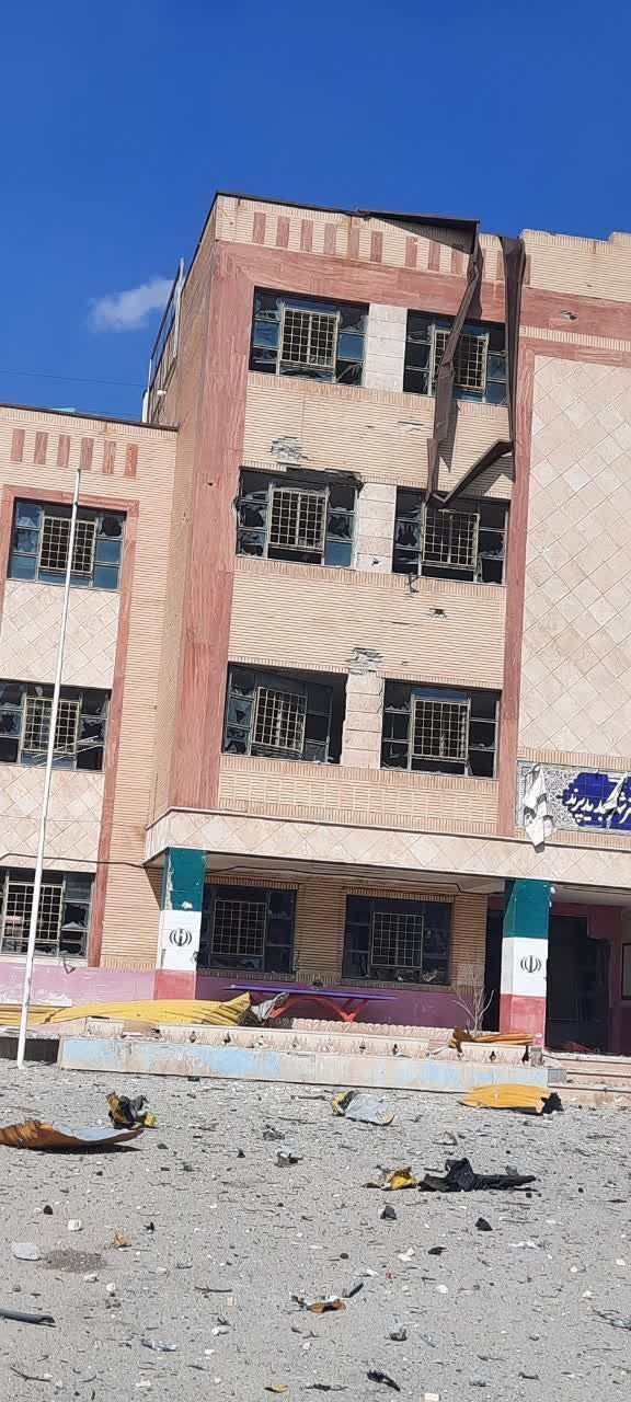 تصاویر| حمله موشکی آمریکا-اسرائیل به ۲ مدرسه در پرند تهران