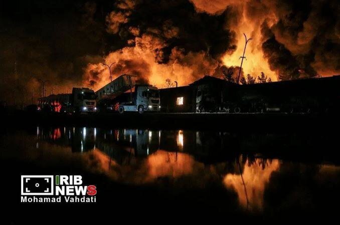 دیشب که خوب بودید| تهران، شب، نفت، آتش| حملات سنگین آمریکا و اسرائیل به انبار‌های نفت در پایتخت