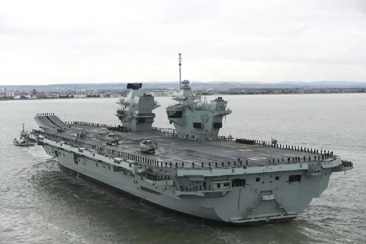 احتمال اعزام ناو هواپیمابر بریتانیایی به خاورمیانه | مشخصات ناو اچ‌ام‌اس پرینس آو ولز چیست؟