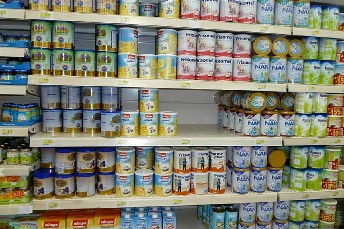 آخرین وضعیت موجودی شیرخشک در بازار