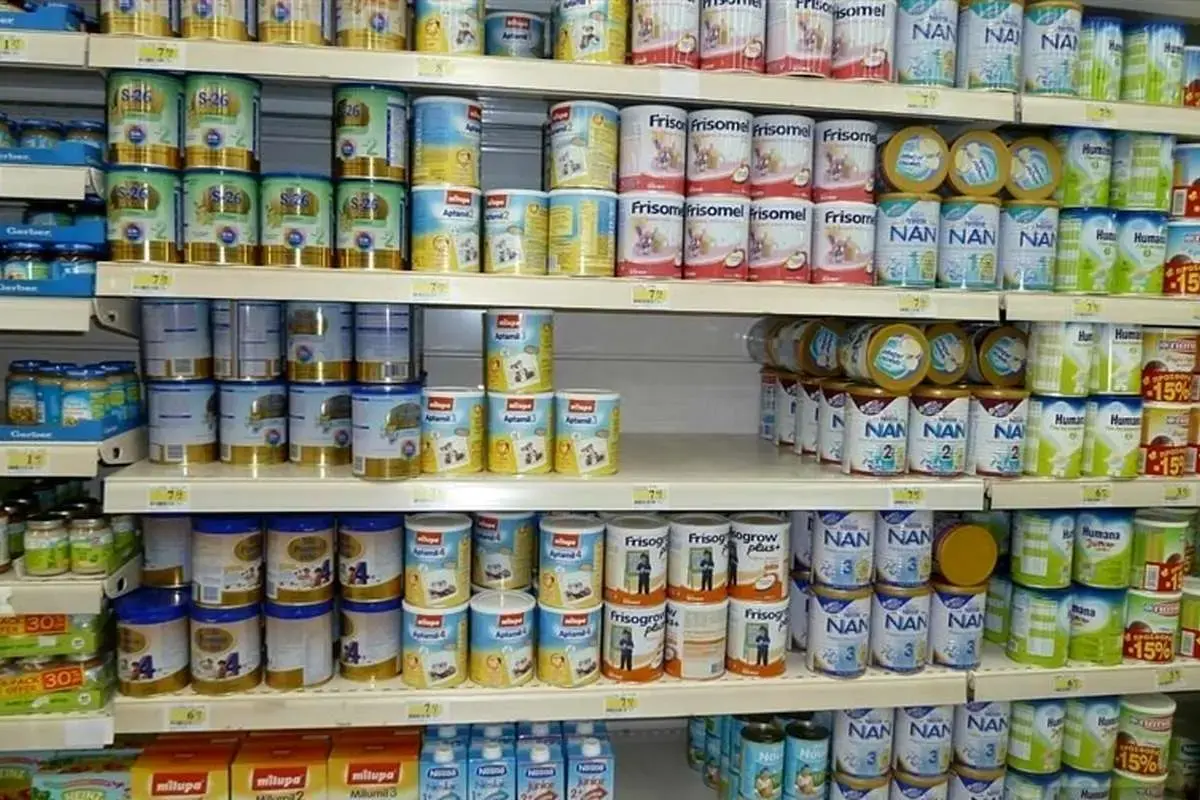 آخرین وضعیت موجودی شیرخشک در بازار