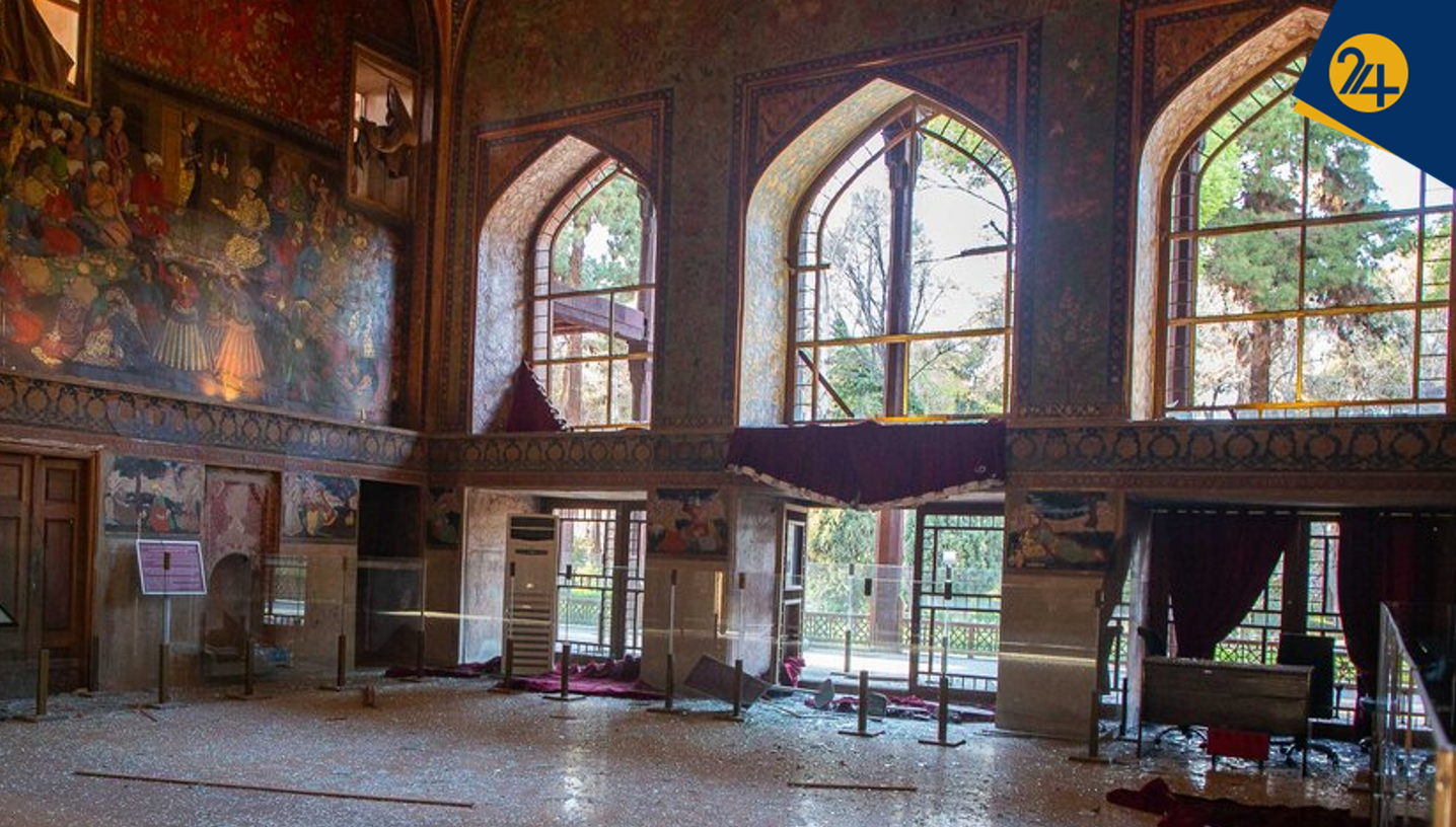 حمله آمریکا به کدام بنا‌های اصفهان آسیب زد؟ | کارشناس میراث: پایه‌های چهل ستون آسیب دیده و در آینده نشست می‌کند