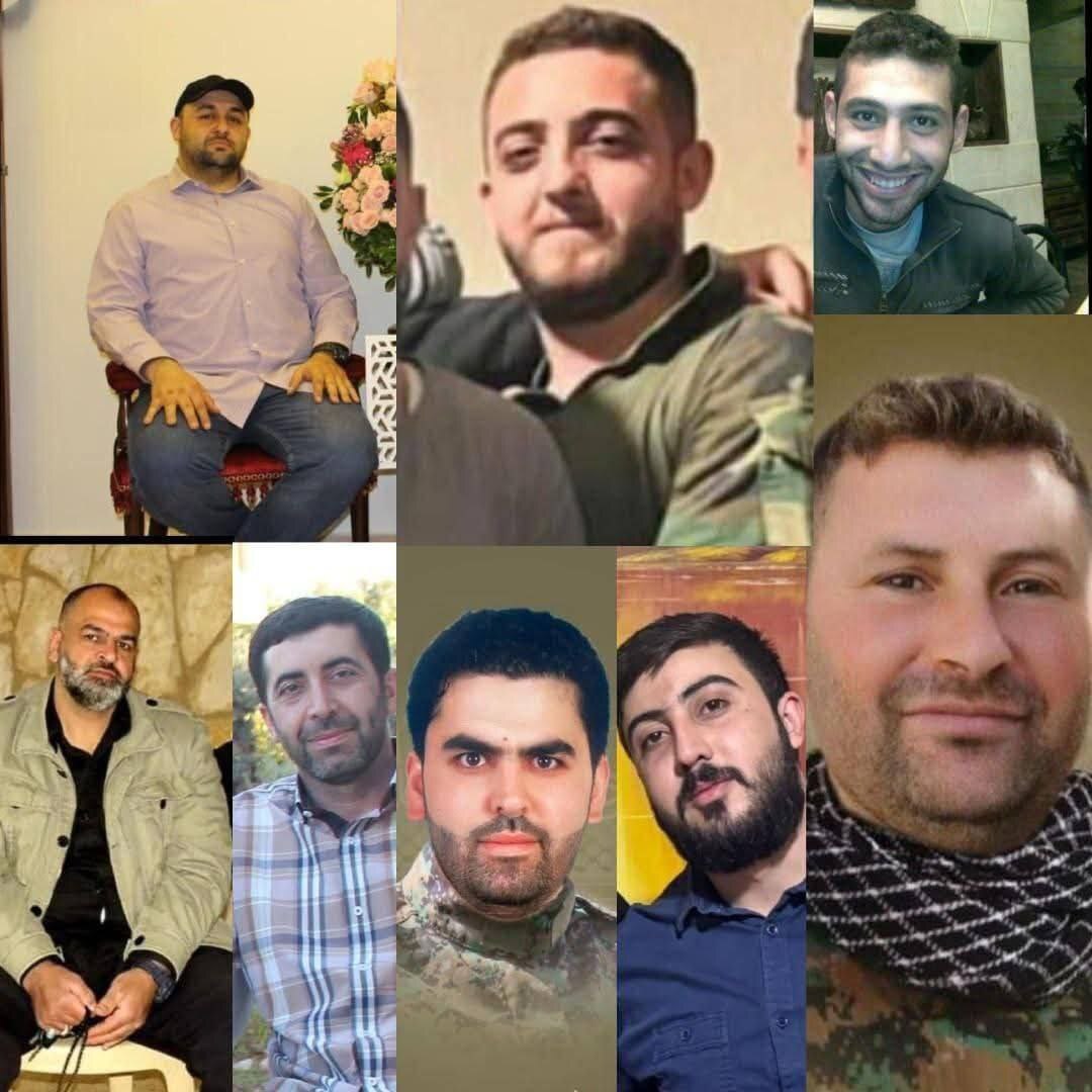 کشته شدن ۸ عضو حزب الله لبنان در حمله اسرائیل + عکس کشته شدن ۸ عضو حزب الله لبنان در حمله اسرائیل + عکس