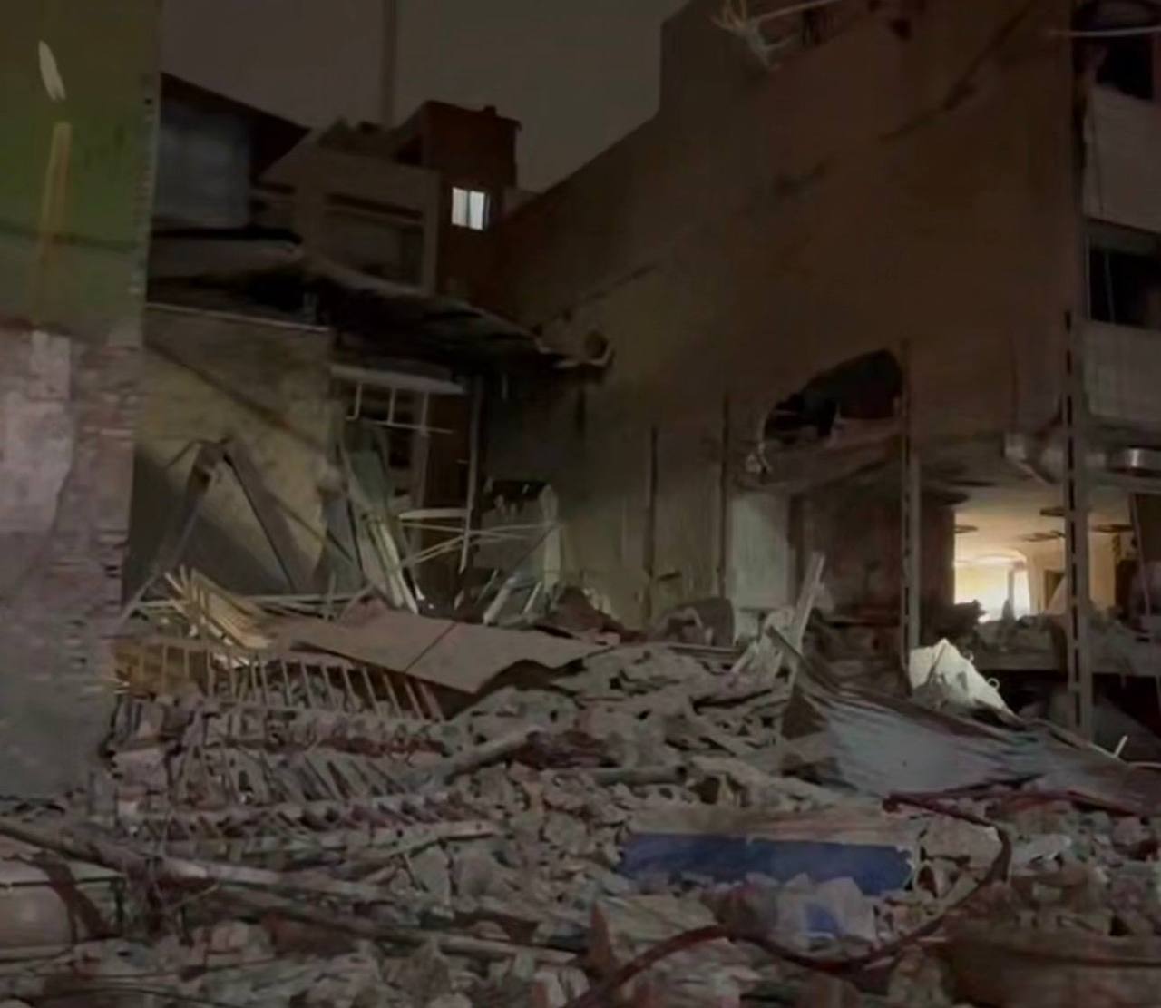 اصابت موشک در تهران